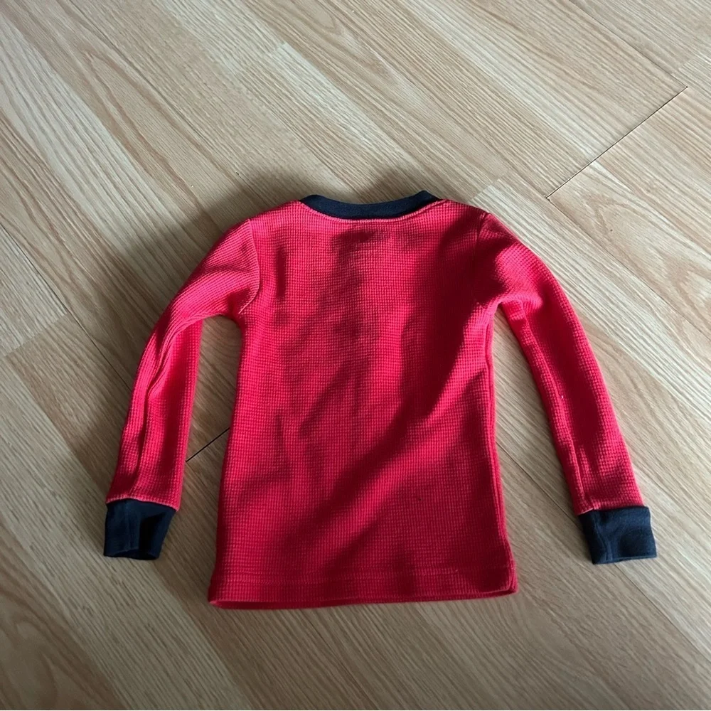 Carter’s Santa’s Little Helper Red Ribbed Long Sleeve 24 months